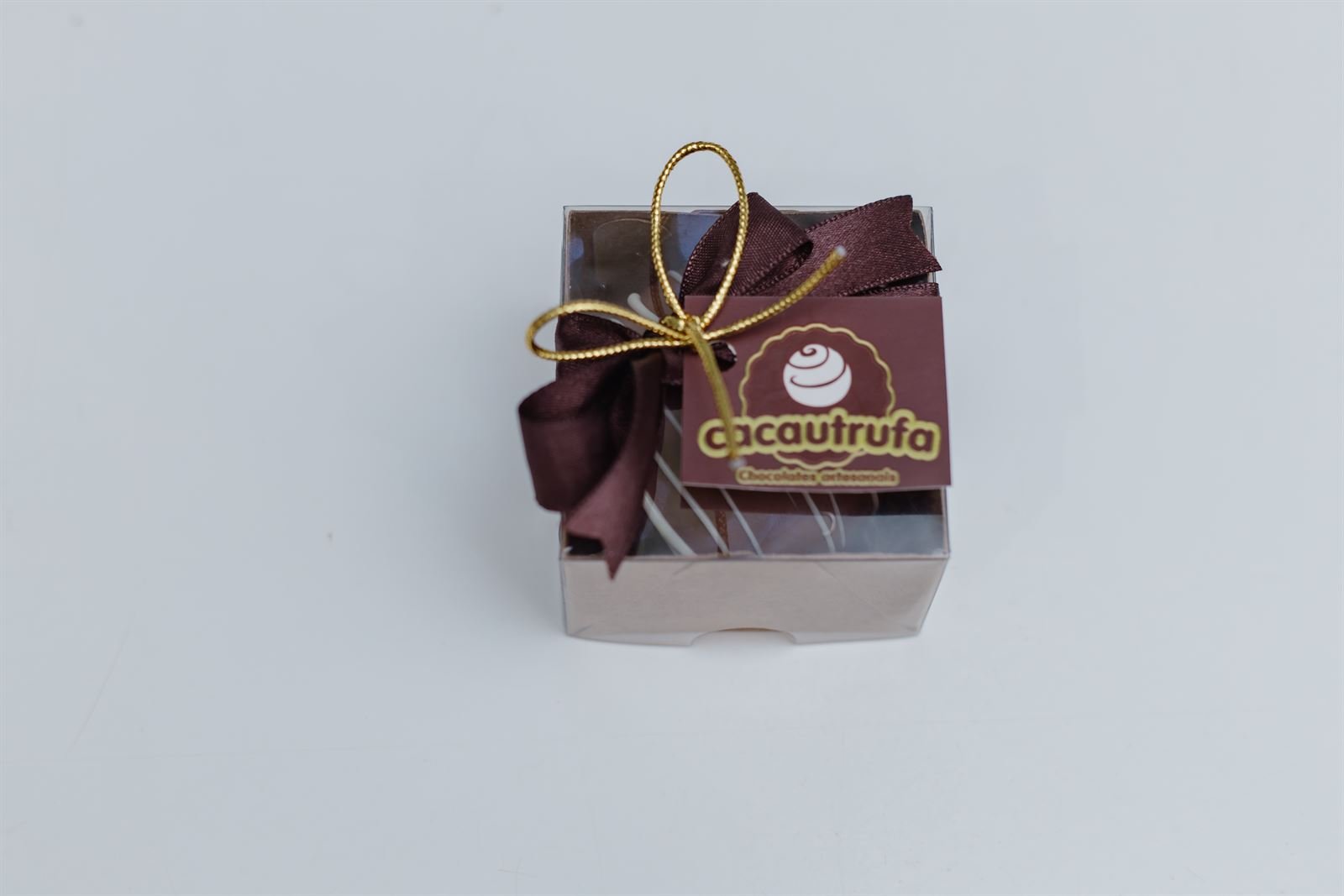 Doce Corporativo com Tag Personalizada – Cacau Trufa Ribeirão Preto